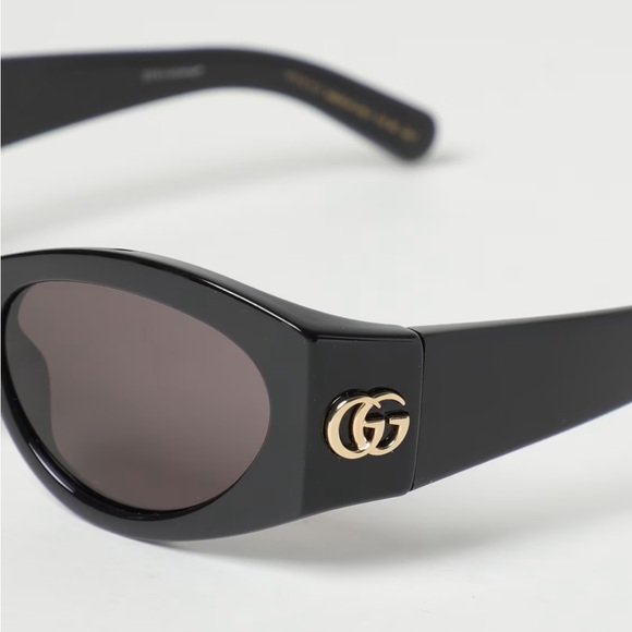 💯 Original Gucci Monogram Acetate Cat-Eye Sunglasses - Picture 11 of 16